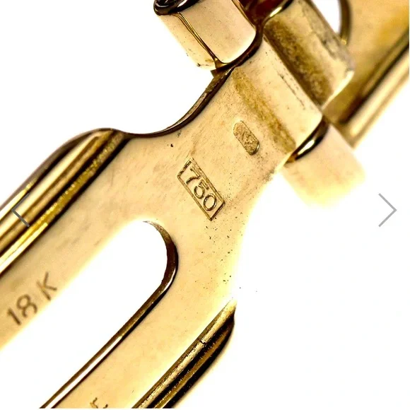 CARTIER PANTHERE 23mm Quartz 18K Yellow Gold 1.5TCW Diamond Watch Cream Dial - Picture 5 of 5